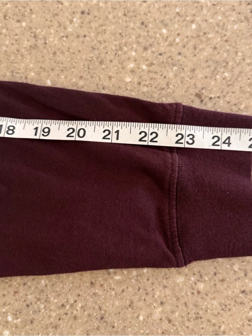 Carhartt Men’s Maroon Long-Sleeve Pocket Tee - Picture 4 of 9
